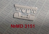 1:43 Бампер на Уральский 4320-1112-41 + планки, фары, заглушки - MD3151