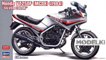 1:12 Сборная модель Honda VT250F (MC08) (1984) 'Silver Color' - 21771