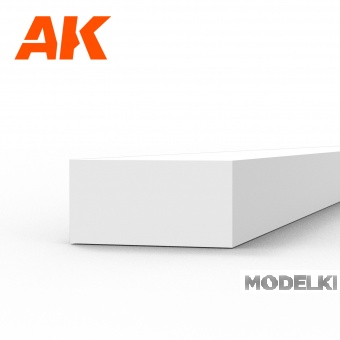 Strips 2.00 x 4.00 x 350mm - STYRENE STRIP - AK6531