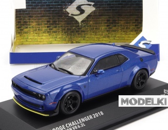 1:43 DODGE Challenger Srt Coupe (2018), blue - S4310305