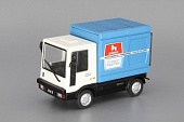 1:43 Волжский автомобиль 2802 Пони фургон, Автолегенды СССР 140, белый / синий - AL140