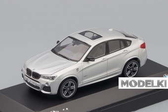 1:43 BMW X4 (2015), glacier silver metallic - 80422348787