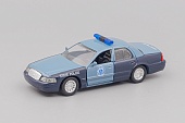 1:43 (Б/У) FORD Crown Victoria (1998) Massachusetts State Police 1998, blue - RC104