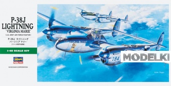 1:48 Сборная модель Самолет P-38J LIGHTNING - 09101