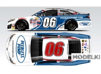 1:64 Toyota Camry #06 Brayton Laster *PEERLESS PUMP.COM*, white/blue/red 2025 - A062565PERBY