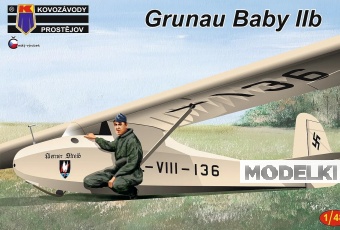 1:48 Сборная модель Самолёт Grunau Baby - KPM4813