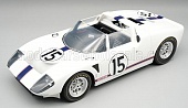 1:18 FORD GT40 Roadster X1 Team Ford France №15 24h Le Mans Maurice Trintignant - Guy Ligier (1965), white - TM18-459C