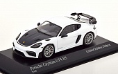 1:43 PORSCHE Cayman GT4 RS (982) rims silver (2021), white carbon - 413069708