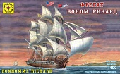 1:400 Сборная модель Фрегат 'Боном Ричард' - 140001