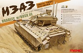 1:35 Сборная модель Американская БМП M3A3 Bradley w Busk III - SS-006