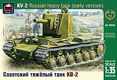 1:35 Сборная модель Советский тяжелый танк КВ-2 - 35022
