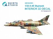 1:32 3D Декаль интерьера кабины A-4E Skyhawk (Hasegawa) - QD32290