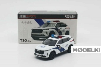 1:64 HAVAL H6 Gen.3, white / blue - T10-04