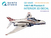 1:48 3D Декаль интерьера для F-4B Phantom II (Academy) (с 3D- печатными деталями) - QD+48485
