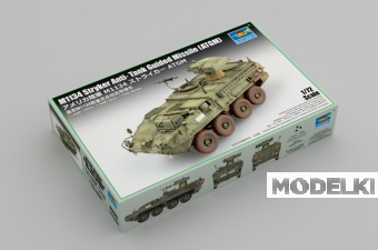1:72 Сборная модель Самоходный противотанковый ракетный комплекс M1134 Stryker - 07425