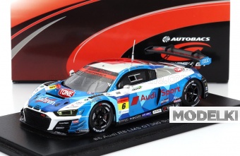 1:43 AUDI R8 Lms Team Lemans №6 Gt300 Super Gt (2022) Y.Katayama - R.Merhi Muntan, Blue White - SGT049