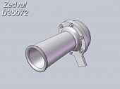 1:35 Звуковой сигнал прямой для Т-34, Су-100, ИСУ-152 (3D print) - D35072