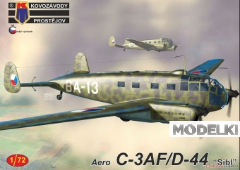 1:72 Сборная модель Aero C-3AF/D-44 „S?bl“ - KPM0330