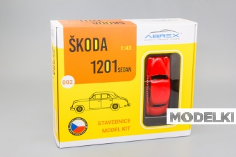 1:43 Сборная модель SKODA 1201 (1956)  - Taxi - Model Kit - 711XDBG