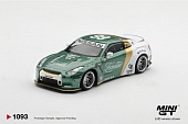 1:64 NISSAN GT-R R35 LB Works Type 1 with Custom Ducktail Auto Finesse (2025), green / white - MGT01093-L