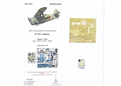 1:72 Фототравление И-153 (ICM) цветные приборные доски - 072029
