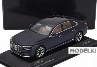 1:43 BMW 7-series I7 (2023), Matt Blue - 410024201