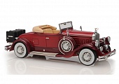 1:43 Pierce Arrow Model B Roadster 1930 open roof (maroon) - EMUS43006A