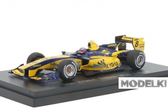 1:43 DALLARA Team Kygnus Sunoco SF14 №8 Супер-Формула Loic Duval (2014), желтый с синим - 45118