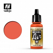 Краска акриловая `Model Air` Флюоресцентный красный / Fluorescent Red - 71082