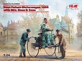 1:24 Сборная модель Автомобиль Бенца 1886 г. с фрау Бенц и сыновьями - 24041