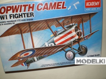 1:72 Сборная модель Самолет SOPWITH CAMEL WWI FIGHTER - 12447