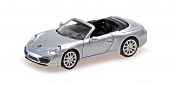 1:87 PORSCHE 911 991 Cabriolet Open (2013), silver - 870068032