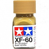 XF-60 Dark Yellow (краска эмалевая, темно-желтый матовый), 10мл. - 80360