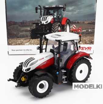 1:32 STEYR Profi 6150 Cvt Tractor (2021), Red White - UH6461