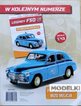 1:43 FSO WARSZAWA M20 Milicja, Kultowe Legendy FSO 79 - kulF079