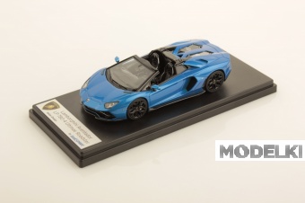 1:43 LAMBORGHINI Aventador Ultimae Roadster , blu tawaret - LS532A