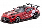 1:64 MERCEDES-BENZ AMG GT Black Series Safety car (2026), red/white - T64G-042-SCA-BL