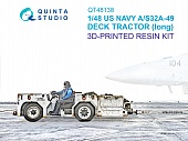 1:48 Сборная модель Модель Палубного тягача US NAVY AS32A-49, длинная версия - QT48138