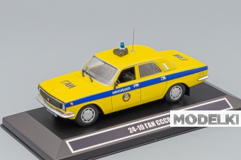 1:43 Горький 24-10 ГАИ СССР, желтый / синий (вариант 6) - OF121-6