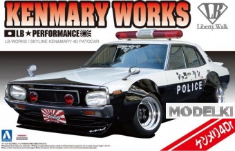 1:24 Сборная модель LB Works Ken Mary 4Dr Patrol Car - 01068