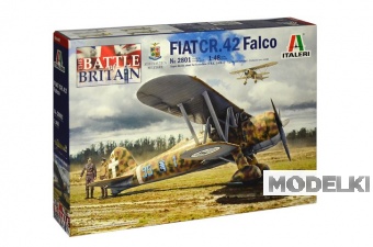1:48 Сборная модель Самолет FIAT CR.42 Falco - 2801