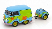 1:18 VOLKSWAGEN T1 Kool Kombi Ghost Hunter (2024), blue green orange - S1810904