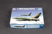 1:72 Сборная модель Американский истребитель F-100F SUPER SABRE - 01650