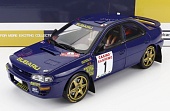1:18 SUBARU Impreza 555 N1 Winner Rally Sanremo (1996) C.Mcrae - D.Ringer, Blue - 05524