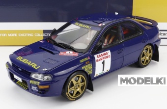 1:18 SUBARU Impreza 555 N1 Winner Rally Sanremo (1996) C.Mcrae - D.Ringer, Blue - 05524