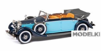 1:43 MERCEDES-BENZ Typ 290 (W18) Cabriolet D Open 1933-36, dark blue / light blue - EMEU43043C