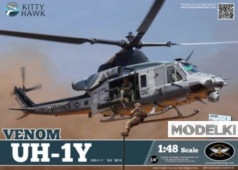 1:48 Сборная модель Американский вертолет Bell UH-1Y Venom - KH80124