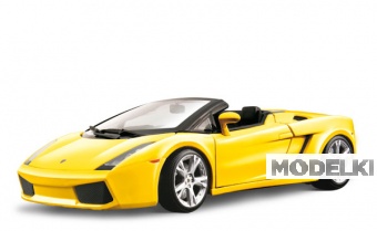 1:18 LAMBORGHINI Gallardo Spyder Roadster, Gold Collection, желтый - Hac01009