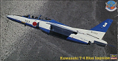 1:48 Сборная модель Самолет KAWASAKI T-4 BLUE IMPULSE - 07216