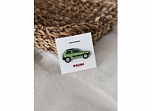 1:0 Значок Pin Fiat Panda 4x4, mint green - ENPN005